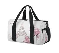 Borsone sportivo alla moda con Torre Eiffel di Parigi, per il fine settimana, per la notte, borsone casual, da viaggio, palestra, per bambini, ragazze, ragazzi, donne, uomini