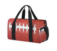 Borsone sportivo americano con lacci da calcio, per il fine settimana, per la notte, casual, da viaggio, palestra, borsone per bambini, ragazze, ragazzi, donne, uomini