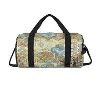 Borsone sportivo astratto etnico geometrico con scomparto per scarpe borse da viaggio per il weekender borse da viaggio organizer per bagagli per donne uomini bambini ragazze ragazzi