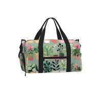 Borsone sportivo bonsai con scomparto per scarpe, leggero, da palestra, per uomo e donna, borsa da viaggio impermeabile con tasca bagnata