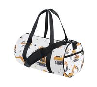 Borsone sportivo Borsa da palestra Borsa da viaggio Borsa da viaggio Borsa da viaggio Borsa da scavo giallo Macchinari per lo scavo del fine settimana Sport Vacanza Danza, Multi