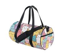 Borsone sportivo Borsa da palestra Borsa da viaggio Borsa da viaggio Borsa da viaggio Borsa da viaggio con motivo di gatti per weekender Sport Vacanze Danza, Multi