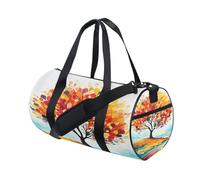 Borsone sportivo Borsa da palestra Borsa da viaggio Borsa da viaggio Borsa da viaggio Borsa da viaggio Borsa da viaggio Borsa da viaggio Colorato Fiume Albero per Weekender Sport Vacanze Danza