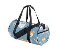 Borsone sportivo Borsa da palestra Borsa da viaggio Borsa da viaggio Borsa da viaggio con teste di volpe leone per weekender sport vacanze danza, Multi