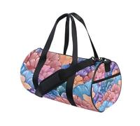 Borsone sportivo, borsa da palestra, borsone da viaggio, borsa da viaggio, borsa da viaggio con scala di sirena, per weekender, sport, vacanze, danza, Multi