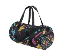 Borsone sportivo borsone da palestra borsone da viaggio borsa da viaggio borsa da viaggio borsa blu rosa chitarra per weekend sport vacanze danza