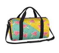 Borsone sportivo carino anguria gelato borsone week-end pernottamento borsa casual tote borsone da viaggio palestra borsone per bambini ragazze ragazzi donne uomini