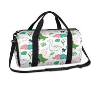 Borsone sportivo carino Kawaii Dino divertente Dino Weekend Borsa da notte Casual Tote Holdall Travel Gym Bagagli Duffel Bag per bambini Ragazze Ragazzi Donne Uomini
