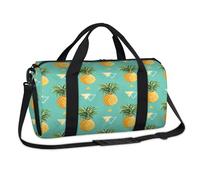 Borsone sportivo con ananas geometrico, motivo ananas, borsa da viaggio per il fine settimana, borsa da viaggio, palestra, borsone per bambini, ragazze, ragazzi, donne, uomini