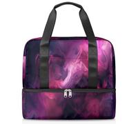 Borsone sportivo con arte astratta per donne uomini Kirls ragazzi ragazze 21 L Weekend Pernottamento Bagnato Separato Tote Bag per Viaggi Palestra Yoga, Colore, Grande, Organizer per borse