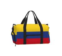 Borsone sportivo con bandiera della Colombia, weekender, con scomparto per scarpe