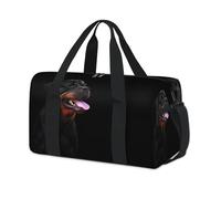 Borsone sportivo con cane Rottweiler, per bambini, ragazze, ragazzi, donne, uomini, divertente cane, per la notte, weekender, borsa da viaggio, borsa da viaggio, borsa da palestra casual
