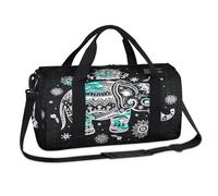 Borsone sportivo con elefante, stile etnico, mandala, elefante, week-end, borsa da viaggio, palestra, borsone per bambini, ragazze, ragazzi, donne, uomini
