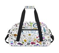 Borsone sportivo con formule fisiche, per donne e uomini, formule scientifiche, 24 l, borsa da viaggio, borsa da palestra per bambini, ragazze e ragazzi, Colore, (24L) UK, Organizer per borse