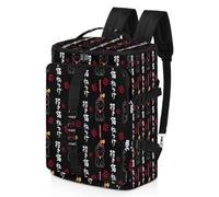 Borsone sportivo con gatto portafortuna giapponese, per uomini e donne, borsa da fine settimana con simpatico gatto con scomparto per scarpe, borsa da viaggio da 47,5 l, per sport, palestra, viaggi,