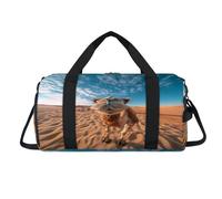 Borsone sportivo con grazioso cammello lama, con scomparto per scarpe, per la notte, per il weekend, da viaggio, palestra, organizer per bagagli per donne, uomini, bambini, ragazze e ragazzi