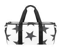Borsone sportivo con motivo a stelle fortunate, borsa da palestra, fitness, allenamento, borsa da viaggio, borsa tote per attrezzatura da donna e uomo, Multicolore, 17.7x9x9 inches