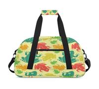 Borsone sportivo con motivo rana, per donne e uomini, con stampa di rane, 24 l, borsa da viaggio o da palestra, per bambini, ragazze e ragazzi, Colore, (24L) UK, Organizer per borse