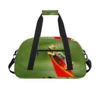 Borsone sportivo con rane e rane, per donne e uomini, 24 l, per il fine settimana, da viaggio, palestra, per bambini, ragazze e ragazzi, Colore, (24L) UK, Organizer per borse