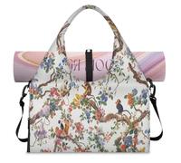 Borsone sportivo con scimmia, con scomparto per scarpe, per il fine settimana, per la notte, per palestra, yoga, viaggi, Colore, L, Borsone da viaggio