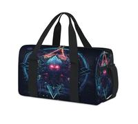 Borsone sportivo con segno magico misterioso, borsa da viaggio per il fine settimana, borsa da viaggio, palestra, borsone per bambini, ragazze, ragazzi, donne, uomini