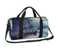 Borsone sportivo con tentacoli nave pirata borsa da viaggio borsa da viaggio borsa da viaggio borsa da viaggio borsa da palestra per bambini ragazze ragazzi donne uomini