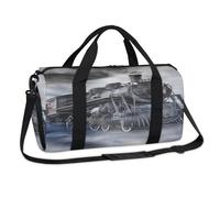 Borsone sportivo con treni a vapore, borsa da viaggio per il fine settimana, borsa da viaggio, palestra, borsone per bambini, ragazze, ragazzi, donne, uomini