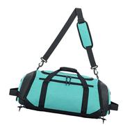 Borsone sportivo da allenamento con scomparto per scarpe per sport a tenuta stagna grande borsa sportiva da palestra asciutta e bagnata separata, Verde