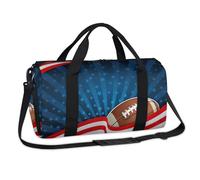 Borsone sportivo da calcio americano, borsa da viaggio per il fine settimana, borsa da viaggio, palestra, borsone per bambini, ragazze, ragazzi, donne, uomini