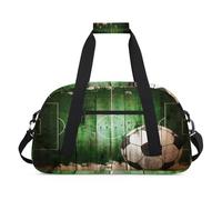 Borsone sportivo da calcio con recinzione in legno, per donne e uomini, borsa da calcio da 24 l, borsa da viaggio, borsa da palestra per bambini, ragazze e ragazzi, Colore, (24L) UK, Organizer per