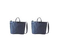 Borsone sportivo da palestra alla moda per adulti borsone da viaggio per esercizi di fine settimana fitness blu scuro L, 2 set di (blu profondo L), MULTI, come descrizione