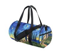 Borsone sportivo da palestra, borsone da viaggio, borsa da viaggio, borsa da viaggio con bel cielo stellato, per weekender, sport, vacanze, danza, Multi