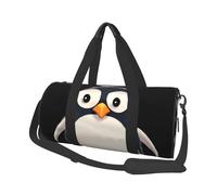 Borsone sportivo da palestra per donne e uomini, borsone da viaggio, borsa da weekender, borsa da viaggio con pinguino, borsa da viaggio per la notte, per viaggi, nuoto, fitness, allenamento, sport