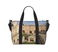 Borsone sportivo da palestra per donne e uomini, borsone da viaggio Israele alla Torre di David, borsa da weekender, in tela, borsa da portare durante la notte, per viaggi, nuoto, fitness, allenamento