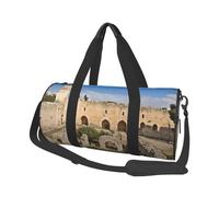 Borsone sportivo da palestra per donne e uomini, borsone da viaggio Israele alla Torre di David, borsa da weekender, in tela, borsa da portare durante la notte, per viaggi, nuoto, fitness, allenamento