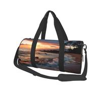 Borsone sportivo da palestra per donne e uomini, borsone da viaggio tote borsa da weekend borsa da spiaggia Maui Hawaii tramonto onde mare nuvole borsa da viaggio per viaggi nuoto fitness allenamento
