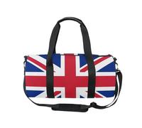 Borsone sportivo da viaggio con bandiera britannica Inghilterra per donne uomini, ragazze Union Jack borsa da ginnastica da ballo borsa da fine settimana borsa da allenamento fitness