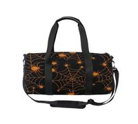 Borsone sportivo da viaggio con ragno di Halloween, nero, per donne e uomini, per Halloween, ragazze, ginnastica, danza, fine settimana, borsa da notte, borsa da allenamento fitness
