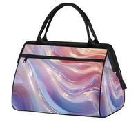 Borsone sportivo da viaggio, con simpatici ricci che mangiano mele e animali, impermeabile, per weekender, da portare con sé, per uomini e donne