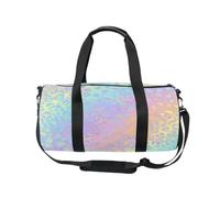 Borsone sportivo da viaggio con stampa leopardata arcobaleno ghepardo per donne e uomini, pelle animale, per ragazze, ginnastica, danza, fine settimana, pernottamento, fitness, allenamento