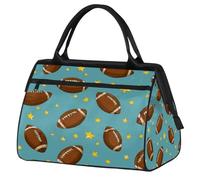 Borsone sportivo da viaggio con stelle dei cartoni animati americani, per donne e uomini, borsone da viaggio di grande capacità, impermeabile, borsa da portare con sé durante la notte, per palestra