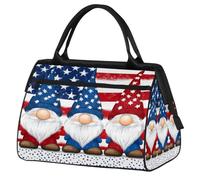 Borsone sportivo da viaggio, divertente bradipo, fiore e foglia, impermeabile, per weekender, da portare con sé, per uomini e donne