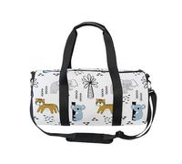 Borsone sportivo da viaggio per donne e uomini, carino elefante koala, borsa da ginnastica per ragazze, borsa da ginnastica per fine settimana, borsa per allenamento fitness, borsa da ospedale