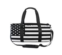 Borsone sportivo da viaggio per donne e uomini, con bandiera degli Stati Uniti, borsa da ginnastica per ragazze, borsa da ballo per il fine settimana, borsa da allenamento per il fitness, borsa da