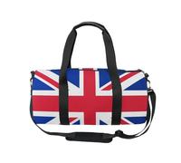 Borsone sportivo da viaggio per donne e uomini, con bandiera del Regno Unito, borsa da ginnastica per ragazze, borsa da ballo per fine settimana, borsa da allenamento per fitness, borsa da ospedale