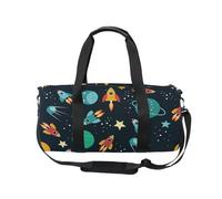 Borsone sportivo da viaggio per donne e uomini, Space Planet Star, borsa da ginnastica per ragazze, borsa da ballo per il fine settimana, borsa da allenamento per il fitness, borsa da ospedale