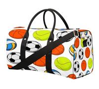 Borsone sportivo da viaggio per donne, uomini, bambini, ragazze, ragazzi, sport, calcio, basket, 22,7 l, borsa a tracolla per sport, palestra, viaggi, Colore, 22.7 L, Organizer per borse