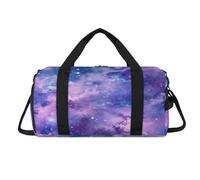 Borsone sportivo Galaxy Space Nebula con scomparto per scarpe, per la notte, per il weekend, da viaggio, palestra, organizer per bagagli per donne, uomini, bambini, ragazze e ragazzi
