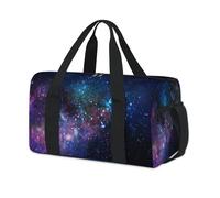 Borsone sportivo Galaxy Star Space per il fine settimana, borsa da viaggio casual, da palestra, per bambini, ragazze, ragazzi, donne, uomini