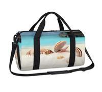 Borsone sportivo hawaiano con conchiglie da spiaggia, week-end, borsa casual da viaggio, palestra, borsone per bambini, ragazze, ragazzi, donne, uomini